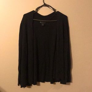 Lane Bryant long sleeve black cardigan size 16